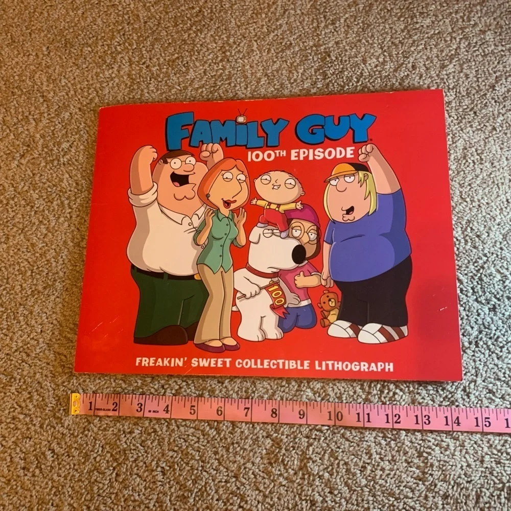 Family Guy 100th episode collectable lithograph Best Buy exclusive limited print